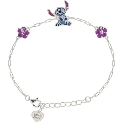 Disney Krásny strieborný náramok Stitch Lilo & Stitch BS00095SL-65.CS Disney Krásny strieborný náramok Stitch Lilo & Stitch BS00095SL-65.CS