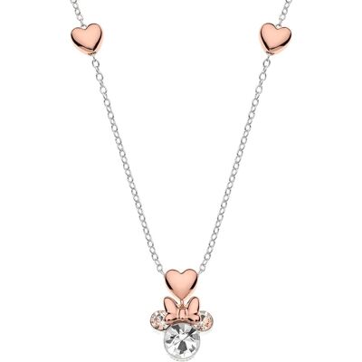 Disney Nádherný strieborný bicolor náhrdelník Minnie Mouse NS00016TRWL- 157.CS Disney Nádherný strieborný bicolor náhrdelník Minnie Mouse NS00016TRWL- 157.CS