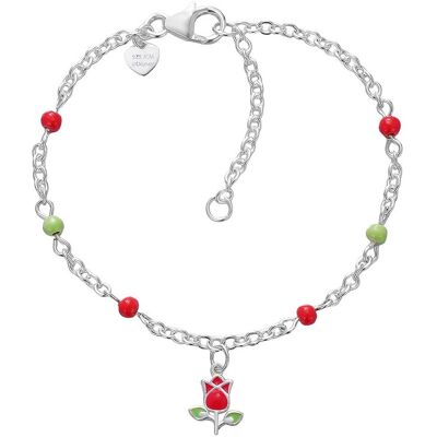 Disney Slušivý strieborný náramok Ruže Mini BS00102SL-47.CS Disney Slušivý strieborný náramok Ruže Mini BS00102SL-47.CS