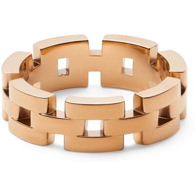 Daniel Wellington Fashion pozlátený prsteň 3-Link DW0040096 58 mm Daniel Wellington Fashion pozlátený prsteň 3-Link DW0040096 58 mm