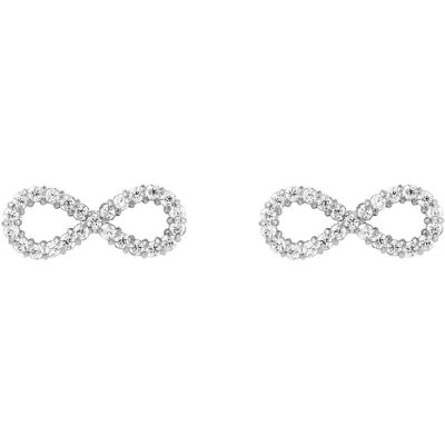 Daniel Wellington Nadčasové náušnice Nekonečno s kubickými zirkónmi Mirelle DW00401616 Daniel Wellington Nadčasové náušnice Nekonečno s kubickými zirkónmi Mirelle DW00401616