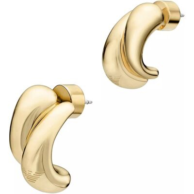 Emporio Armani Dizajnové pozlátené náušnice EGS3339710 Emporio Armani Dizajnové pozlátené náušnice EGS3339710