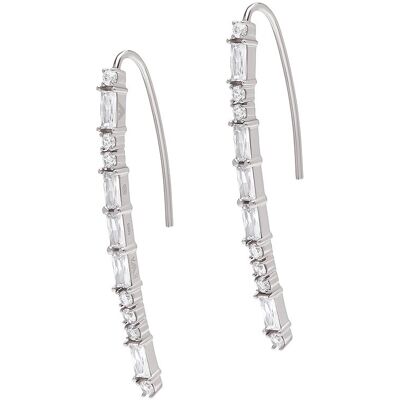 Emporio Armani Jedinečné strieborné visiace náušnice EG3606040 Emporio Armani Jedinečné strieborné visiace náušnice EG3606040