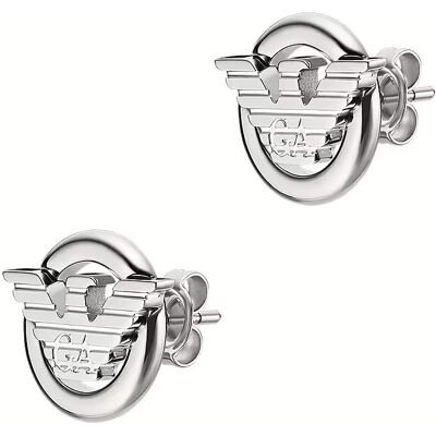 Emporio Armani Moderné oceľové náušnice kôstky EGS3238040 Emporio Armani Moderné oceľové náušnice kôstky EGS3238040