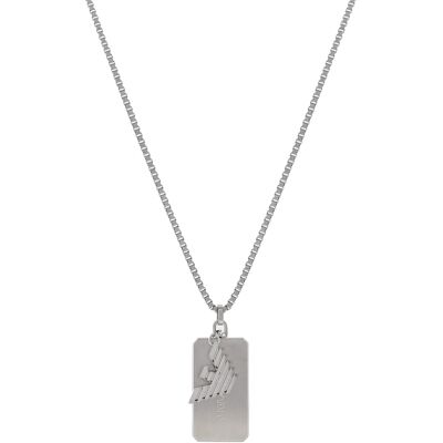 Emporio Armani Pánsky náhrdelník z ocele Eagle Logo EGS3167040 Emporio Armani Pánsky náhrdelník z ocele Eagle Logo EGS3167040