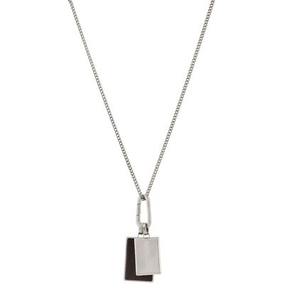 Emporio Armani Pánsky oceľový náhrdelník s psou známkou EGS3252040 Emporio Armani Pánsky oceľový náhrdelník s psou známkou EGS3252040
