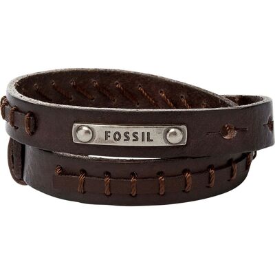 Fossil Pánsky kožený náramok JF87354040 Fossil Pánsky kožený náramok JF87354040