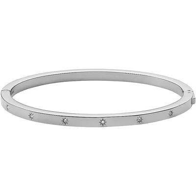 Fossil Pevný oceľový náramok so zirkónmi Shine Bright JF04420040 Fossil Pevný oceľový náramok so zirkónmi Shine Bright JF04420040