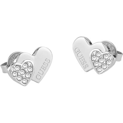 Guess Pôvabné oceľové náušnice s kryštálmi Studs Party JUBE02174JWRHT/U Guess Pôvabné oceľové náušnice s kryštálmi Studs Party JUBE02174JWRHT/U