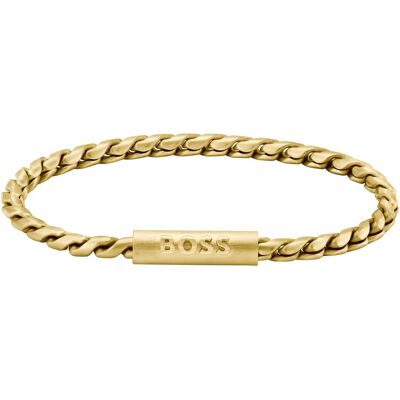 Hugo Boss Fashion pozlátený náramok pre mužov Doran 1580696 Hugo Boss Fashion pozlátený náramok pre mužov Doran 1580696
