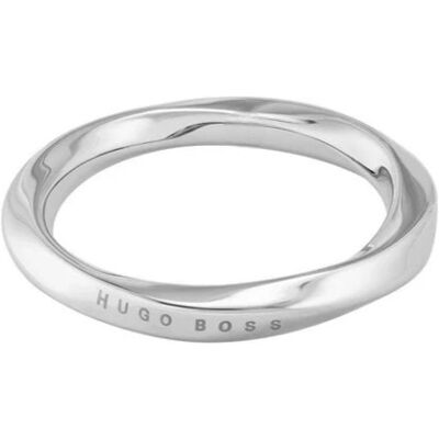 Hugo Boss Moderný pozlátený prsteň Signature 1580250 52 mm Hugo Boss Moderný pozlátený prsteň Signature 1580250 52 mm