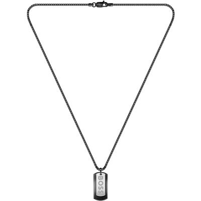 Hugo Boss Pánsky náhrdelník Vojenské známky Devon 1580577 Hugo Boss Pánsky náhrdelník Vojenské známky Devon 1580577