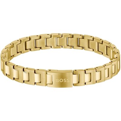 Hugo Boss Pozlátený náramok pre mužov Candor 1580753 Hugo Boss Pozlátený náramok pre mužov Candor 1580753