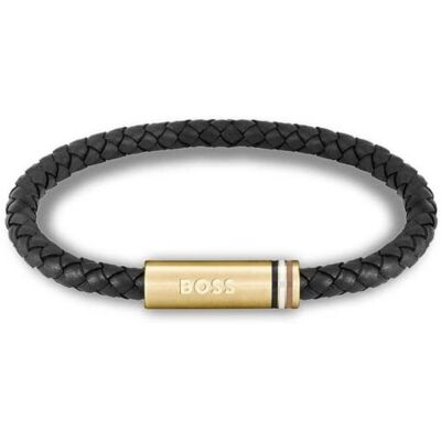 Hugo Boss Štýlový kožený náramok Ares Single 1580624 Hugo Boss Štýlový kožený náramok Ares Single 1580624