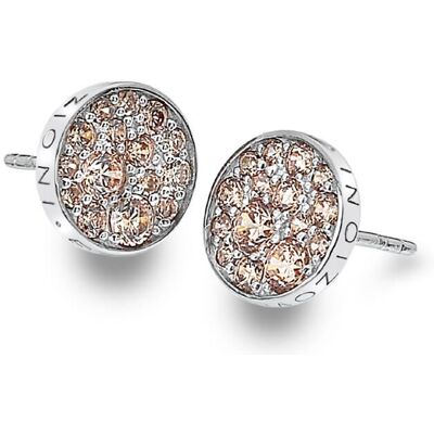 Hot Diamonds Strieborné náušnice Hot Diamonds Emozioni scintilla Champagne DE454 Hot Diamonds Strieborné náušnice Hot Diamonds Emozioni scintilla Champagne DE454