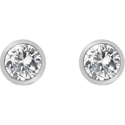 Hot Diamonds Strieborné náušnice s topaz a pravým diamantom Willow DE584 Hot Diamonds Strieborné náušnice s topaz a pravým diamantom Willow DE584