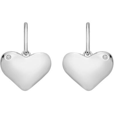 Hot Diamonds Strieborné visiace náušnice s pravými diamantmi Desire DE780 Hot Diamonds Strieborné visiace náušnice s pravými diamantmi Desire DE780