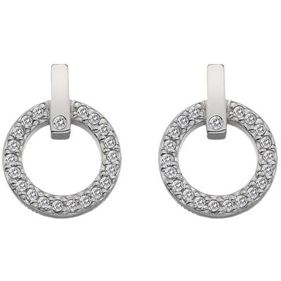 Hot Diamonds Trblietavé náušnice s pravým diamantom Flora DE580 Hot Diamonds Trblietavé náušnice s pravým diamantom Flora DE580