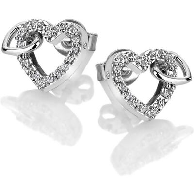 Hot Diamonds Trblietavé náušnice s pravým diamantom Flora DE605 Hot Diamonds Trblietavé náušnice s pravým diamantom Flora DE605