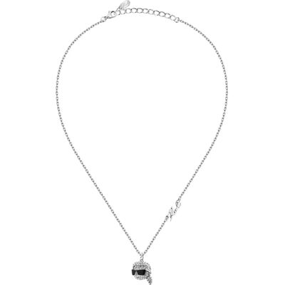Karl Lagerfeld Štýlový oceľový náhrdelník pre ženy Charms KLAYD06 Karl Lagerfeld Štýlový oceľový náhrdelník pre ženy Charms KLAYD06