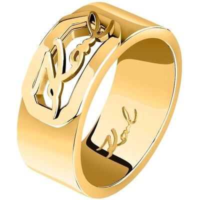 Karl Lagerfeld Výrazný pozlátený prsteň Crystals KLAYC53 58 mm Karl Lagerfeld Výrazný pozlátený prsteň Crystals KLAYC53 58 mm