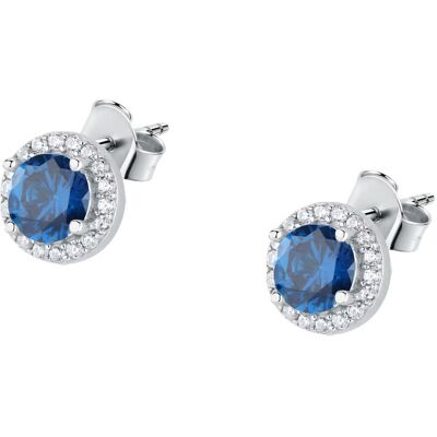 La Petite Story Elegantné strieborné náušnice s modrými zirkónmi Silver LPS01AWV04 La Petite Story Elegantné strieborné náušnice s modrými zirkónmi Silver LPS01AWV04