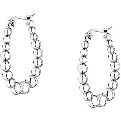 La Petite Story Módne kruhové náušnice z ocele Earrings LPS01AYQ136 La Petite Story Módne kruhové náušnice z ocele Earrings LPS01AYQ136