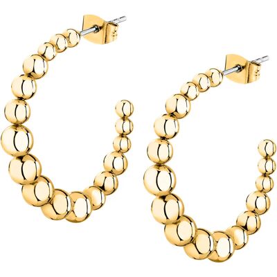 La Petite Story Originálne kruhové pozlátené náušnice Earrings LPS01AYQ133 La Petite Story Originálne kruhové pozlátené náušnice Earrings LPS01AYQ133