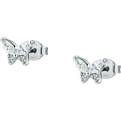 La Petite Story Strieborné náušnice Motýliky so zirkónmi Silver LPS01AWV91 La Petite Story Strieborné náušnice Motýliky so zirkónmi Silver LPS01AWV91
