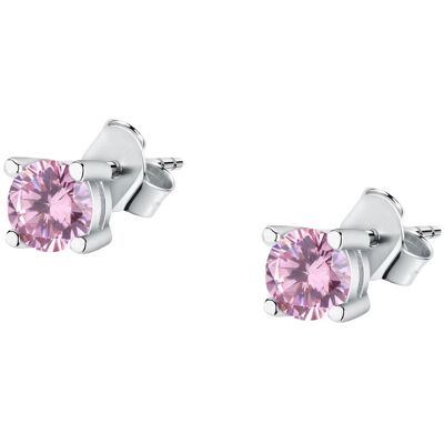 La Petite Story Strieborné náušnice s ružovými zirkónmi Silver LPS01AWV16 La Petite Story Strieborné náušnice s ružovými zirkónmi Silver LPS01AWV16