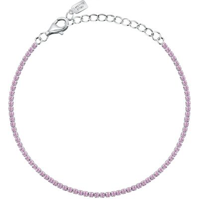 La Petite Story Strieborný tenisový náramok s ružovými zirkónmi Silver LPS05AWV32 La Petite Story Strieborný tenisový náramok s ružovými zirkónmi Silver LPS05AWV32