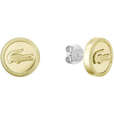 Lacoste Pozlátené náušnice s krokodílom Memento 2040422 Lacoste Pozlátené náušnice s krokodílom Memento 2040422