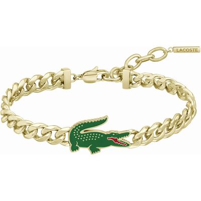 Lacoste Pánsky pozlátený náramok z ocele Arthor 2040227 Lacoste Pánsky pozlátený náramok z ocele Arthor 2040227
