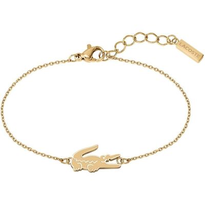 Lacoste Slušivý pozlátený náramok pre ženy Crocodile 2040048 Lacoste Slušivý pozlátený náramok pre ženy Crocodile 2040048