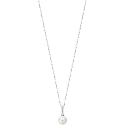 Lotus Silver Strieborný náhrdelník s kultivovanou perlou Pearls LP3478-1/1 Lotus Silver Strieborný náhrdelník s kultivovanou perlou Pearls LP3478-1/1