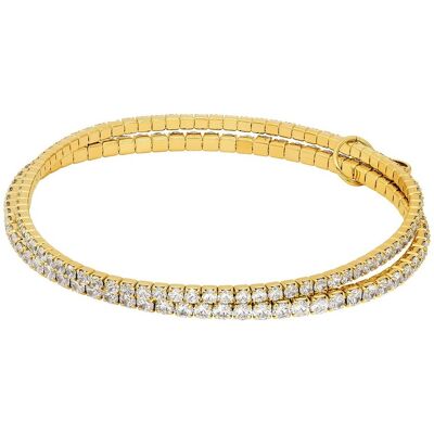 Michael Kors Dvojitý tenisový náramok so zirkónmi Brilliance Kors MKJ8359CZ710 Michael Kors Dvojitý tenisový náramok so zirkónmi Brilliance Kors MKJ8359CZ710