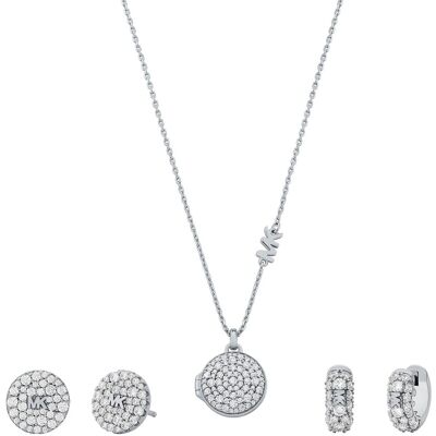 Michael Kors Luxusná strieborná súprava šperkov MKC1700SET (náhrdelník, 2x náušnice) Michael Kors Luxusná strieborná súprava šperkov MKC1700SET (náhrdelník, 2x náušnice)