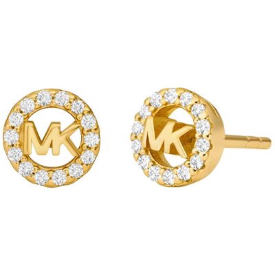 Michael Kors Módne pozlátené náušnice kôstky so zirkónmi MKC1727CZ710 Michael Kors Módne pozlátené náušnice kôstky so zirkónmi MKC1727CZ710