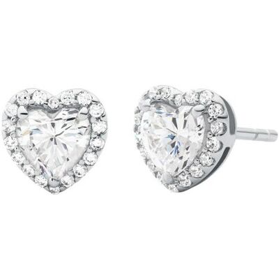 Michael Kors Romantické strieborné náušnice so zirkónmi MKC1519AN040 Michael Kors Romantické strieborné náušnice so zirkónmi MKC1519AN040