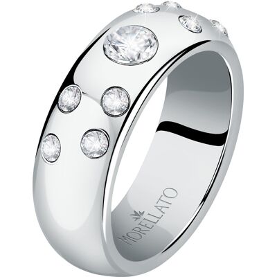 Morellato Luxusný oceľový prsteň s kryštálmi Poetica SAUZ260 56 mm Morellato Luxusný oceľový prsteň s kryštálmi Poetica SAUZ260 56 mm