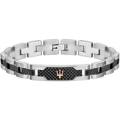 Maserati Elegantný oceľový náramok Iconic JM419ASC01 Maserati Elegantný oceľový náramok Iconic JM419ASC01