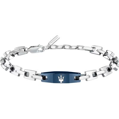 Maserati Výrazný oceľový náramok pre mužov Iconic JM425AVD105 Maserati Výrazný oceľový náramok pre mužov Iconic JM425AVD105