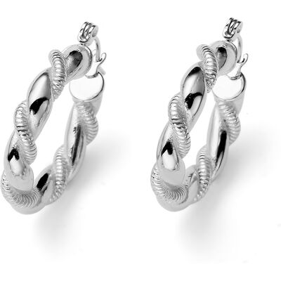 Oliver Weber Štýlové kruhové náušnice Twisty 23035 Oliver Weber Štýlové kruhové náušnice Twisty 23035