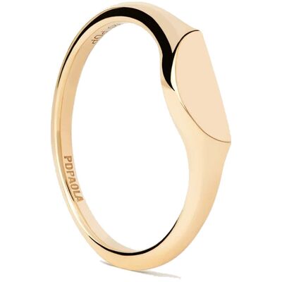 PDPAOLA Originálny pozlátený prsteň Half Circle Mini AN01-C48 50 mm PDPAOLA Originálny pozlátený prsteň Half Circle Mini AN01-C48 50 mm