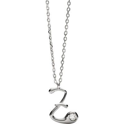 PDPAOLA Strieborný náhrdelník písmeno "Z" Initial CO02-B99-U (retiazka, prívesok) PDPAOLA Strieborný náhrdelník písmeno "Z" Initial CO02-B99-U (retiazka, prívesok)