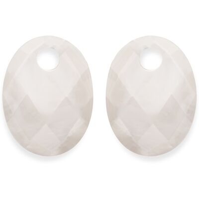 Sparkling Jewels Oválne prívesky na náušnice z perlete EAPEARL-MO Sparkling Jewels Oválne prívesky na náušnice z perlete EAPEARL-MO