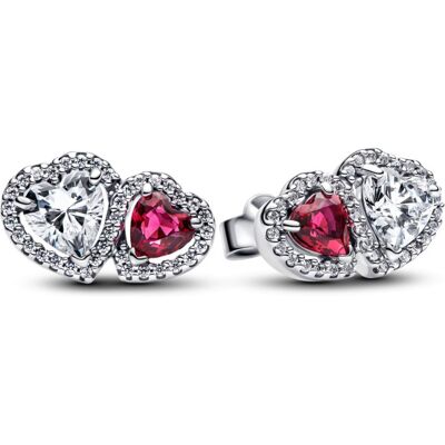 Pandora Blyštivé srdiečkové náušnice Timeless 293633C01 Pandora Blyštivé srdiečkové náušnice Timeless 293633C01