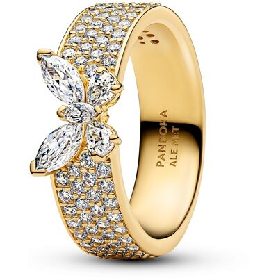 Pandora Blyštivý pozlátený prsteň Motýlik Shine Timeless 164270C01 54 mm Pandora Blyštivý pozlátený prsteň Motýlik Shine Timeless 164270C01 54 mm
