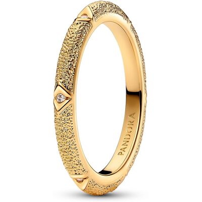 Pandora Elegantný pozlátený prsteň s kubickými zirkónmi Me Shine 163322C01 58 mm Pandora Elegantný pozlátený prsteň s kubickými zirkónmi Me Shine 163322C01 58 mm