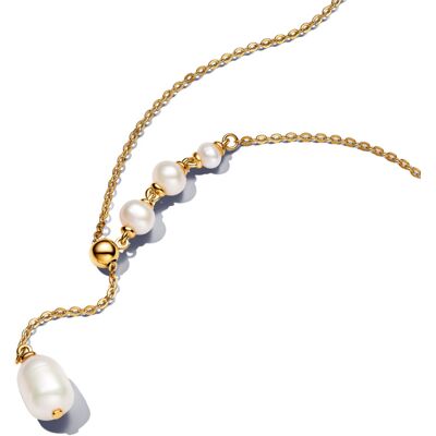 Pandora Flexibilný náhrdelník s perlami Essence 363259C01-65 Pandora Flexibilný náhrdelník s perlami Essence 363259C01-65